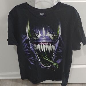 Marvel Black and Purple Venom T-Shirt